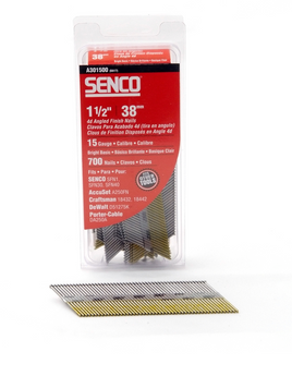 1-1/2 Senco 15ga 34 Angled strip Finished  Nail