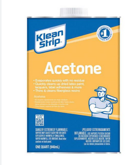 KLEAN STRIP KS ACETONE FAST DRYING QUARTS  QAC18