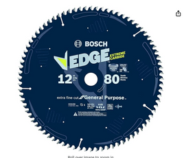 12'' Bosch Saw  Blade  80 teeth