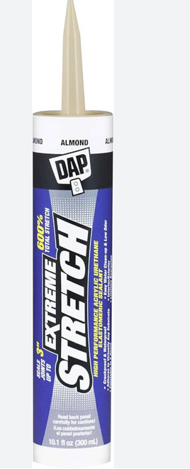 DAP 18717 10.1 OZ EXTREME STRETCH PREMIUM CRACKPROOF ELASTO SEALANT ALMOND