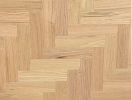 3/4 x 3' x 18" Tens Oaks Red Oak Herringbone