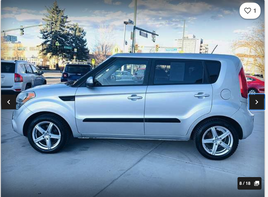 CAR-12  2014 Kia Soul Gray Vin# KNDJP3A54E7006636