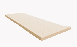 1-1/16 x 11-1/2 x 36'' Stair Tread White Oak Mitered Only Left Side