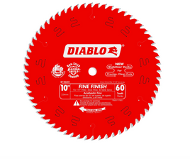 Diablo 10” X 60 Tooth Fine Finish Circular Saw Blade