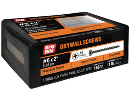 Grip Rite #6 x 2-1/4" Drywall Screws 1lb