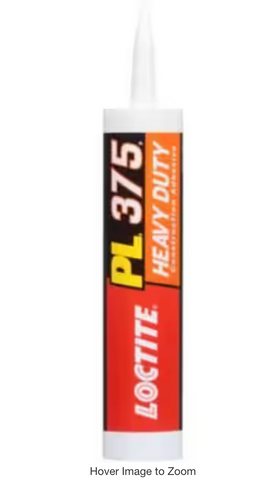 LOCTITE 1964642 PL375 10oz HEAVY DUTY VOC LATEX CONSTRUCTION ADHESIVE TAN