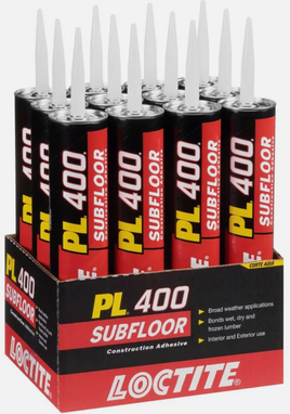 PL400 Subfloor Adhesive 28oz BOX