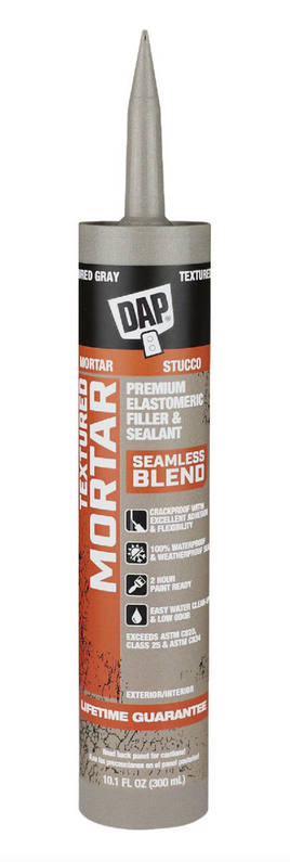 DAP Gray Premium Elastomeric Filler & Sealant Textured Mortar