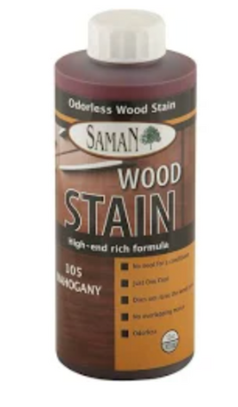 Saman Wood Stain 105 MAHOGANY 12oz