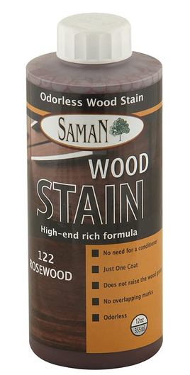 Saman Wood Stain 122 ROSEWOOD 12oz