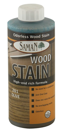 Saman Wood Stain 201 OLIVE 12oz