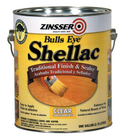 1GAL ZINSSER BULLS EYE 301  CLEAR SHELLAC