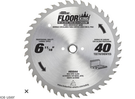 65044 Carbide Tipped Floor King Saw Blades 836