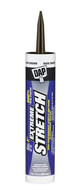 DAP 18708 10.1 OZ EXTREME STRETCH PREMIUM CRACKPROOF ELASTO SEALANT DARK BROWN