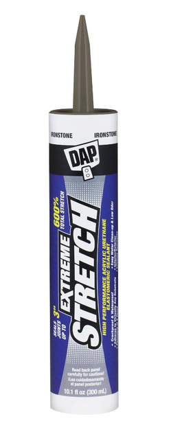 DAP 10.1 OZ EXTREME STRETCH PREMIUM CRACKPROOF ELASTO SEALANT IRONSTONE