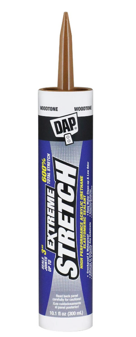 DAP 18706 10.1 OZ EXTREME STRETCH PREMIUM CRACKPROOF ELASTO SEALANT WOODTONE