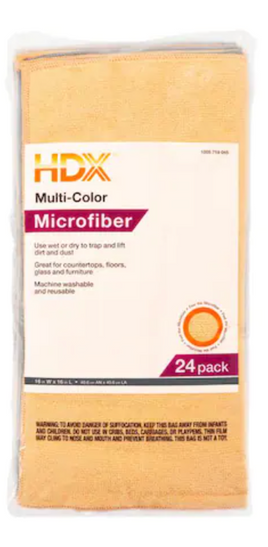 HDX Microfiber Multi Purpose 16"x16"