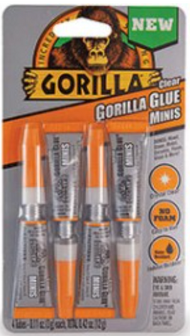 Gorilla Glue Clear Mini Tubes Pack 4