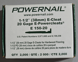 1-1/2" PowerCleats 20 Ga