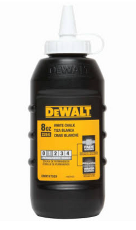 DeWalt White Chalk 8oz.