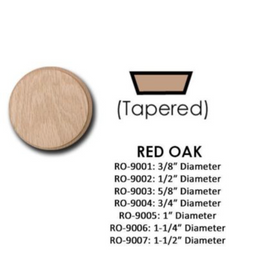 1'' Red Oak Plugs