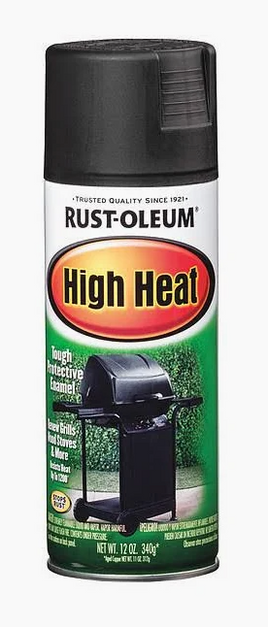 Rust-Oleum BBQ Black High Heat Specialty Enamel Spray 12oz