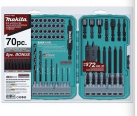 Makita Impact Drill & Driver Set 70 Pc