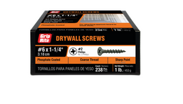 Grip Rite 6 x 1-1/4" Drywall Screws 1lb