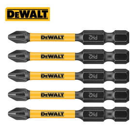 DEWALT Original Phillips PH2 57MM Batch Head Electric Wrench Screwdriver Impact Drill Special Use Bits 5PCS