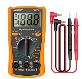 Portable LCD Digital Multimeter AC/DC Voltage Diode Tester Current Resistance Meter Ammeter Multitester with Test Probe