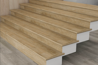 48'' Vinyl Stair Treads and Riser 375 Sky Woodshed