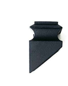 1-5/16 in. Angled Shoe for 1/2'' Atlas  Square Balusters In A Satin Black Finish