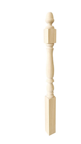 Starting Newel, Atlas  3 1/4 inches x 48 inches, Red Oak