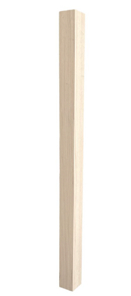 S4S Newel, Atlas 3 1/4 inches x 48 inches, Red Oak