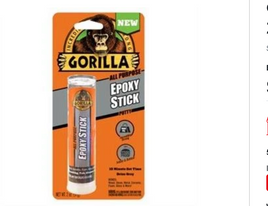 GORILLA 2 Oz. Gray All-purpose Epoxy Putty Stick