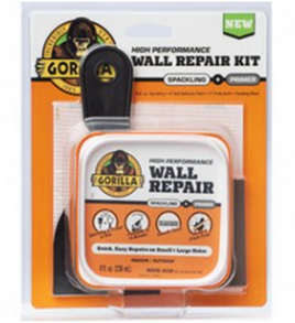 GORILLA GLUE 103959 4PC HIGH PERFORMANCE WALL REPAIR KIT SPACKLING + PRIME