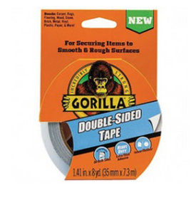 GORILLA GLUE 100925 1.41" X 8 YD DOUBLE SIDED TAPE