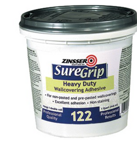 Zinsser 69384 Qt Suregrip HD Clear Wallcovering Adhesive