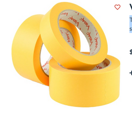 Vibac 319-0005 48mm x 55m Washi Yellow Masking Tape