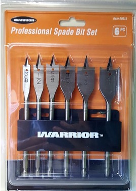 WARRIOR Professional Spade Bit 6pcs Sets 69015