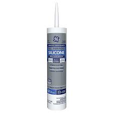 GE5070 All Purpose Silicone 2 Window & Door Projects Sealant Caulk, 10.1oz, White