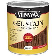 Minwax 66100  Hickory Semi transparent Gel stain qt