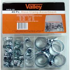 Valley Hose Clamp Assortment 40 pc