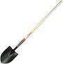 Round Point Shovel with Wooden Handle