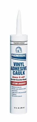 PHENOSEAL  10 OZ VINYL ADHESIVE CAULK TRANSLUCENT