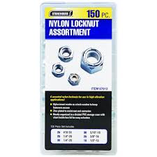 Nylon Locknut Assortment 150 pc