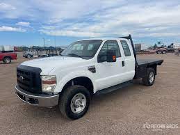 CAR-106 -2008 White Ford F350 Home Improvement Equipment  Flatbed 04/2024 Vin# 1FDWF37538ED71806 PLATE # XHMA76