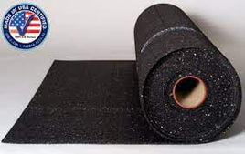 3mm QT Rubber 160 Sqft per Roll  Sound Insulation Rubber Subfloor