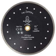 Zipper Pro PT10-H Porcelain Diamond Blade