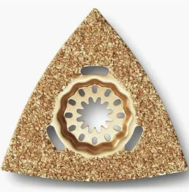 Triangular rasp blade golden